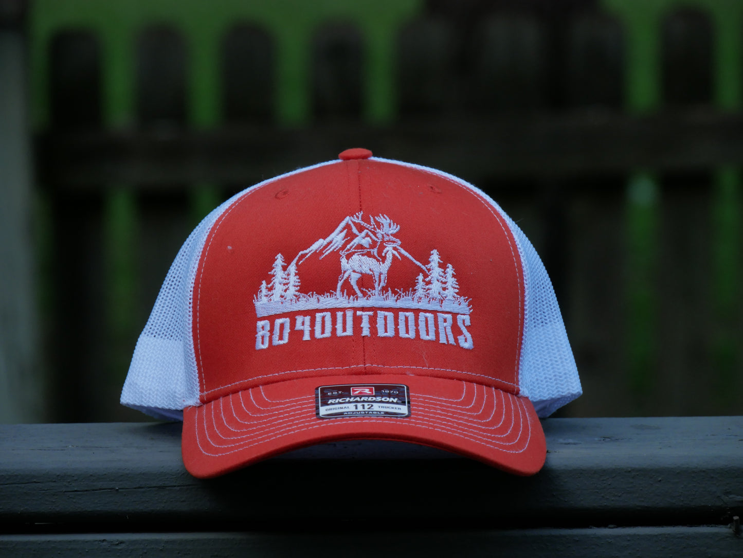 Orange Hat, White logo